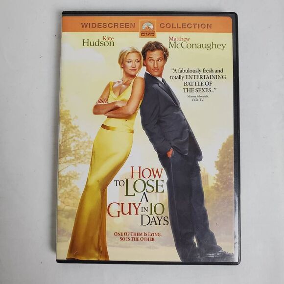 How to Lose a Guy in 10 Days (DVD, 2003) Kate Hudson, Matthew McConaughey – Wide - Picture 1 of 3